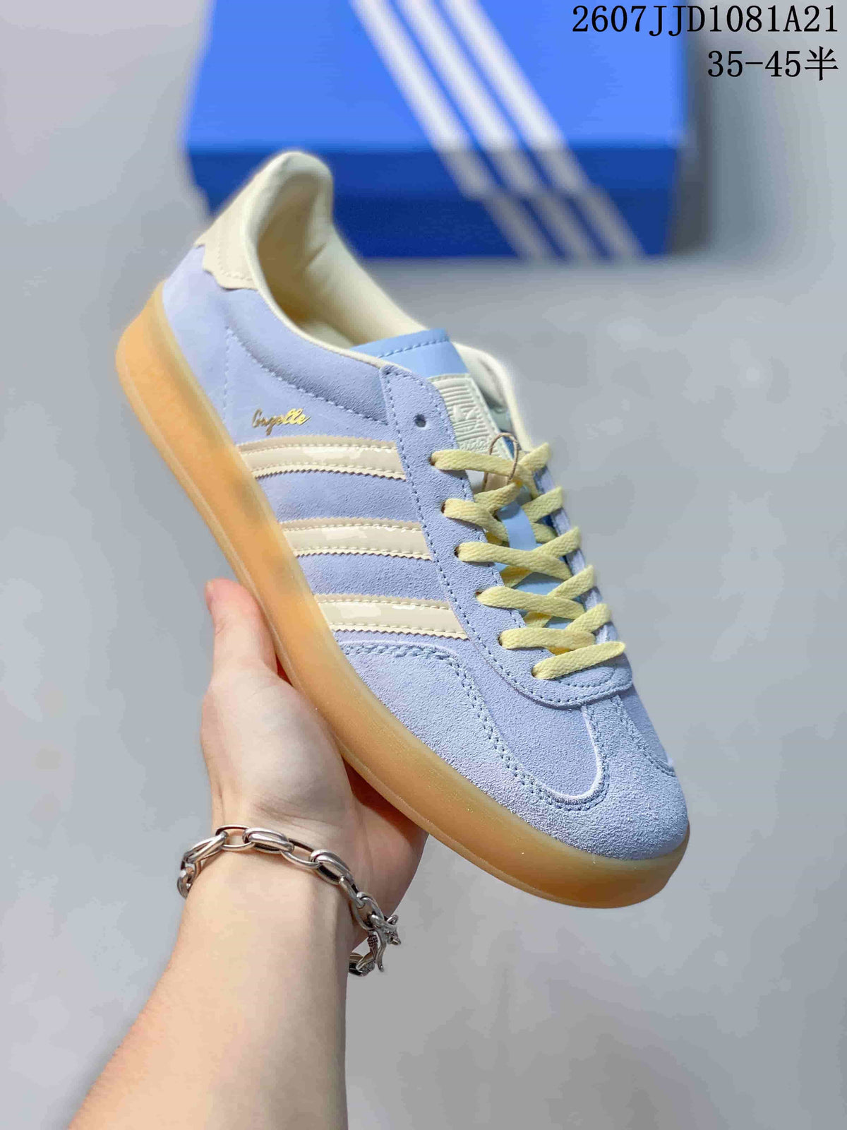 adidas Originals Gazelle Indoor Sneakers Blue Cream 2607JJD1081A21