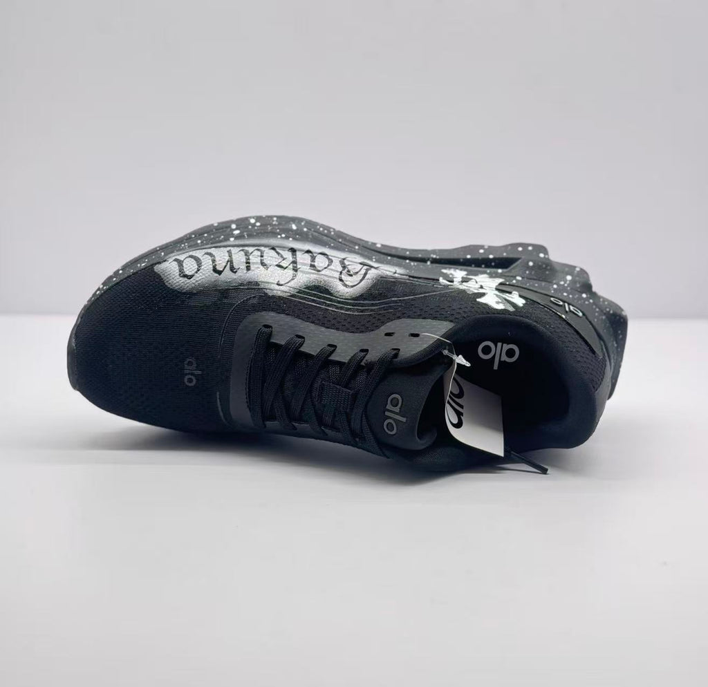 alo Black White Graffiti Sneakers