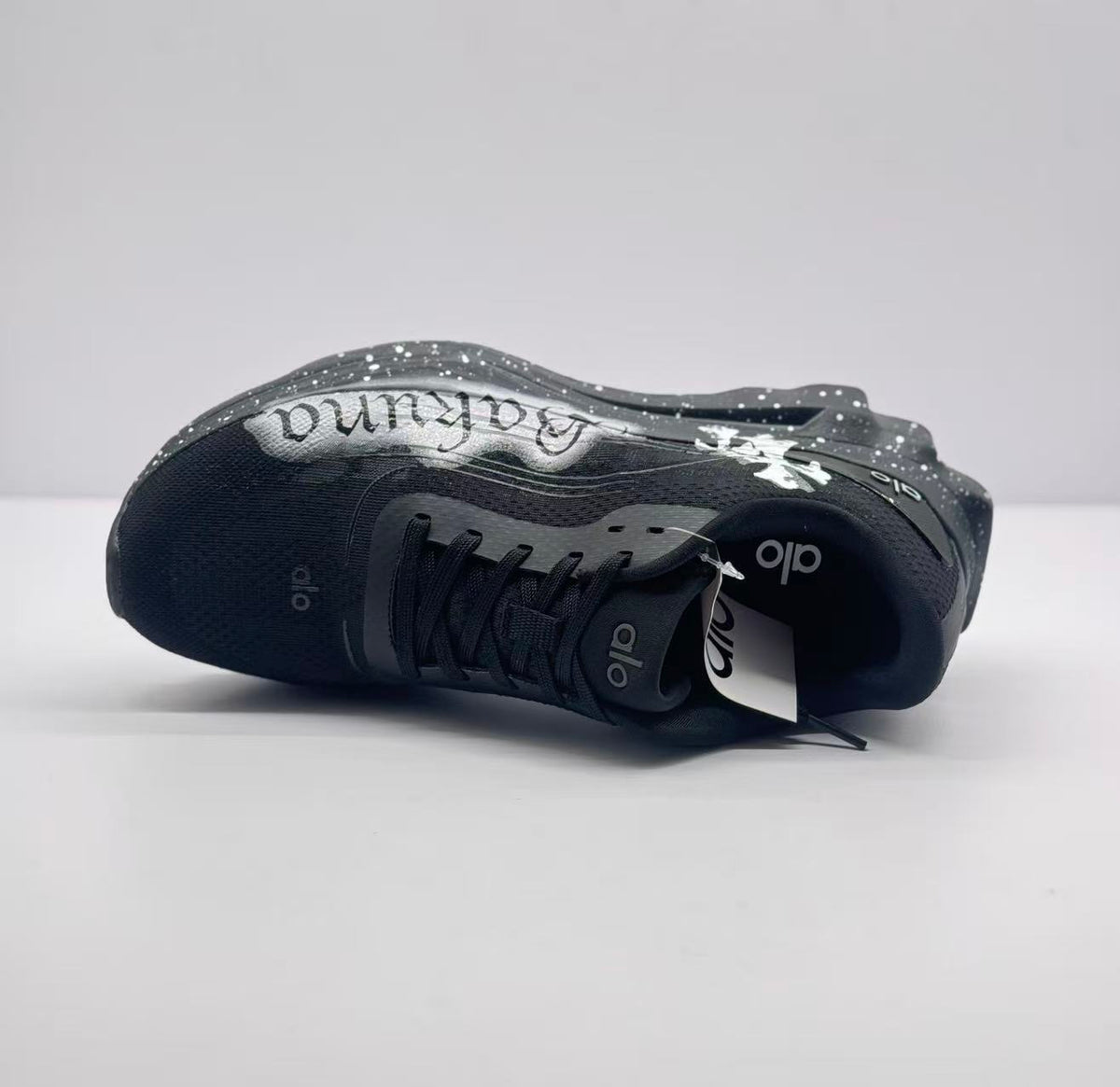 alo Black White Graffiti Sneakers