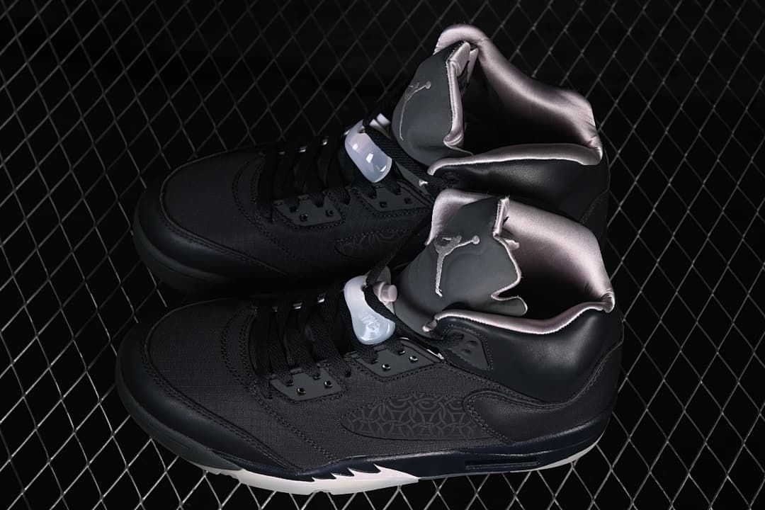 Air Jordan 5 Retro PSG Black Sneakers HQ3004-001