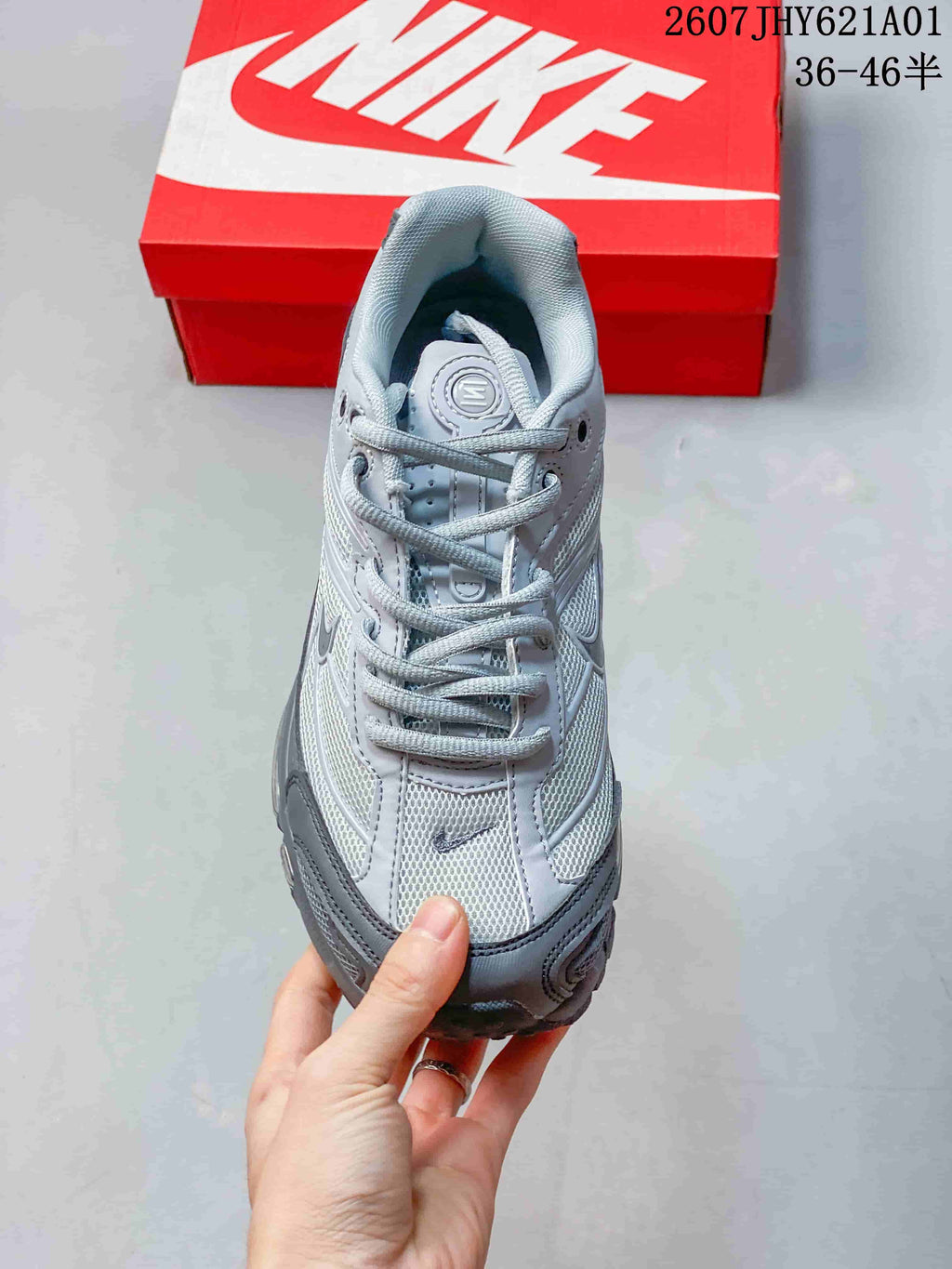 Nike Shox Ride 2 Sneakers in Silver and Gray