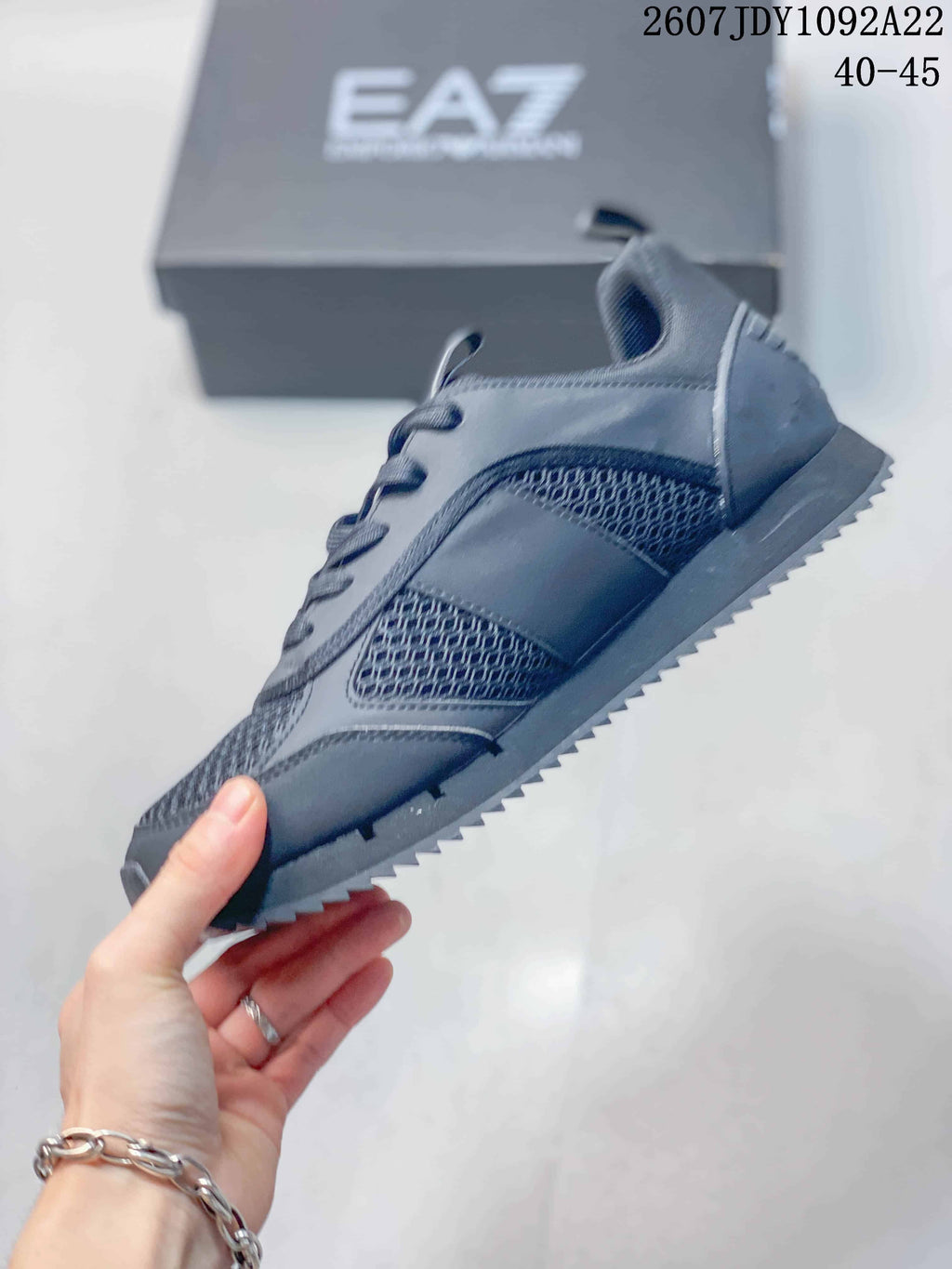 Emporio Armani EA7 Low-Top Sneakers Dark Gray JDY1092A22