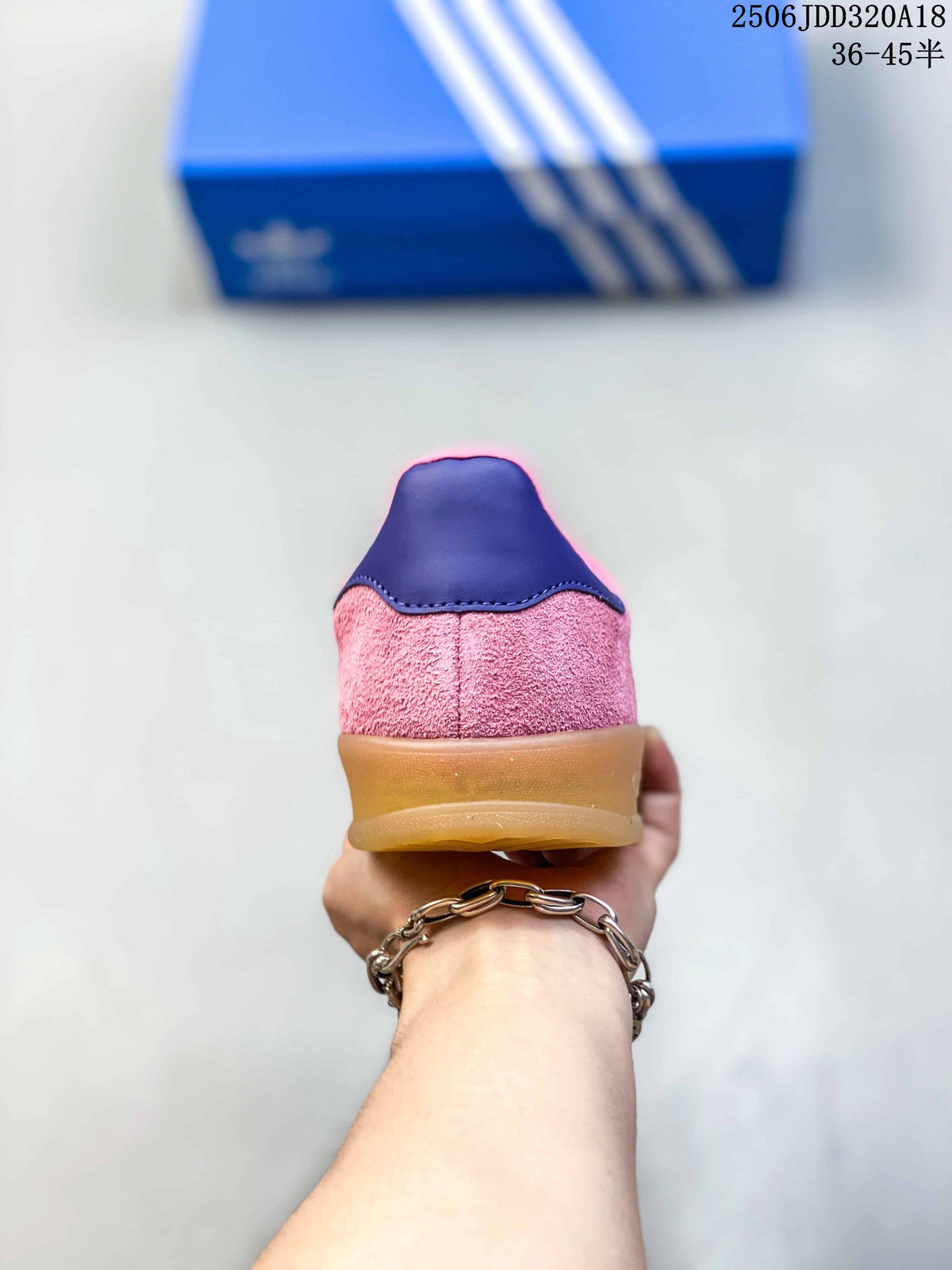 Adidas Gazelle Pink Suede Sneakers 2506JDD320A18