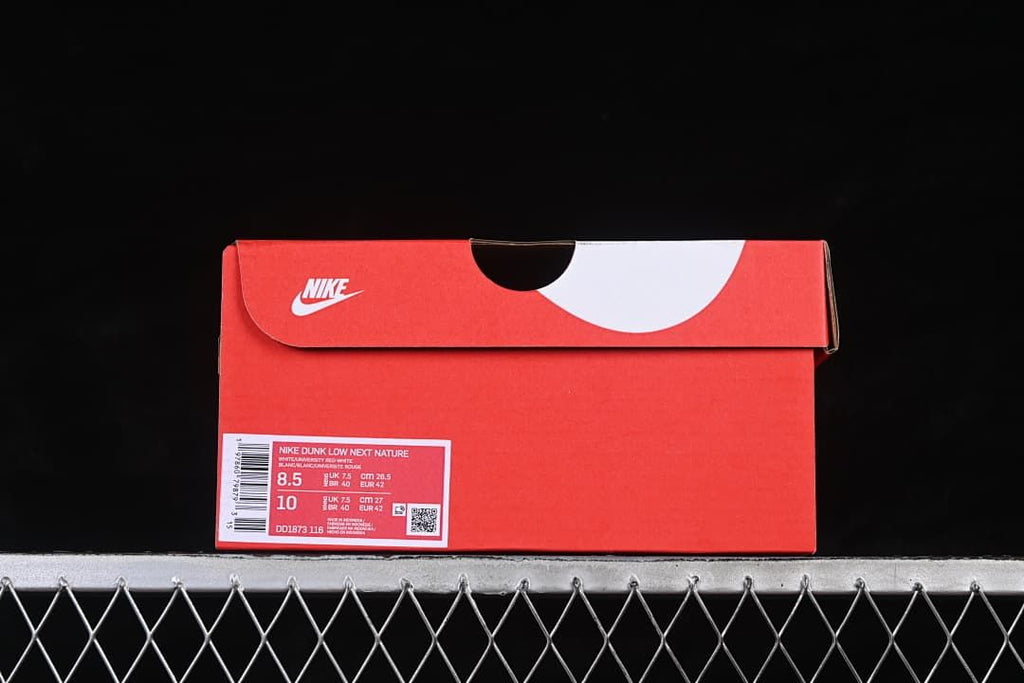 Nike Dunk Low Red and White Sneakers DD1873-116
