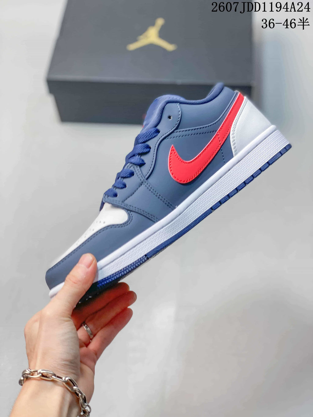 Jordan Air Jordan 1 Low Navy Red White Sneakers
