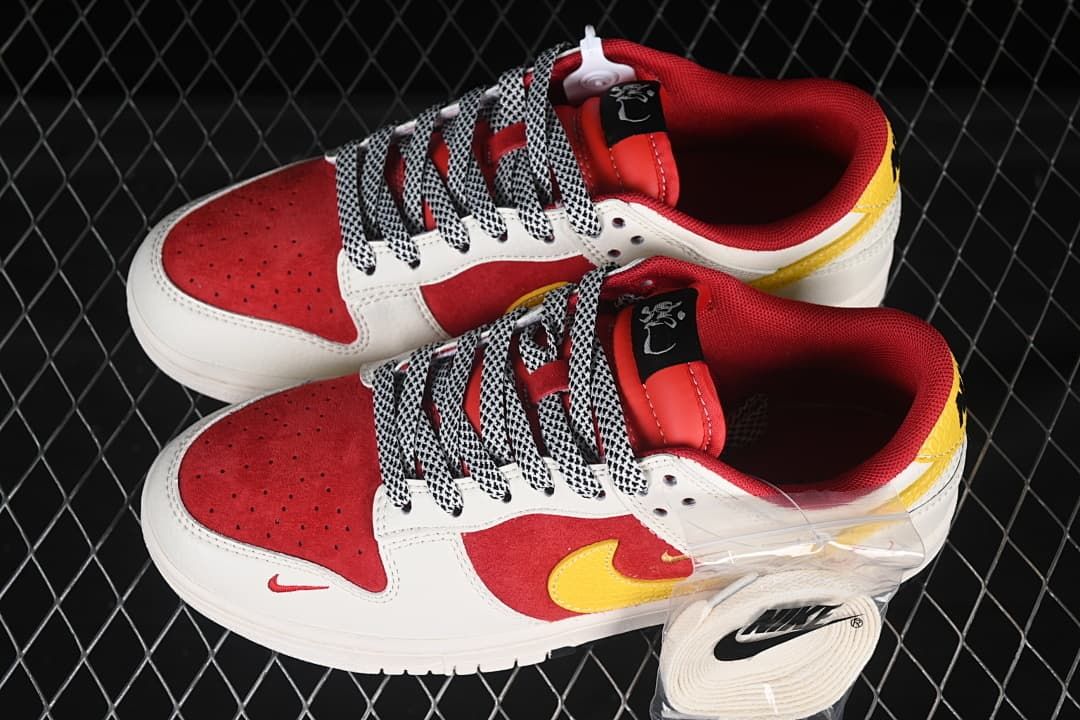 Nike SB Dunk Low Year of the Snake Red and Yellow