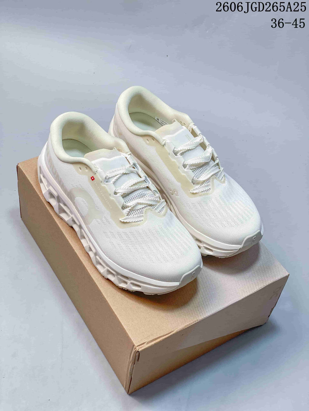 On Cloudmonster 3 White Running Shoes