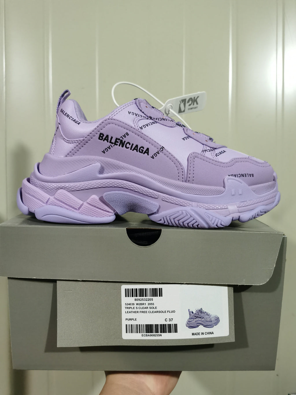 Balenciaga Triple S Sneakers Purple 2055