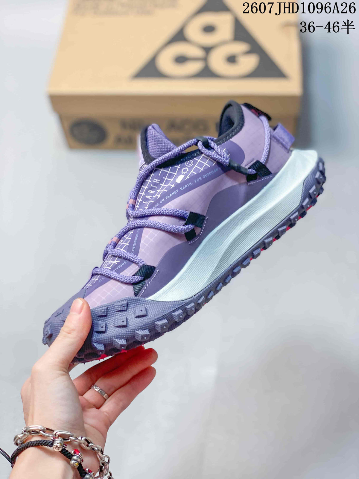 Nike ACG Mountain Fly Outdoor Sneakers Purple Gray 611370ASUYQ