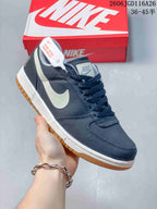 Nike Big Low Sneakers, Navy and White, 854166-008