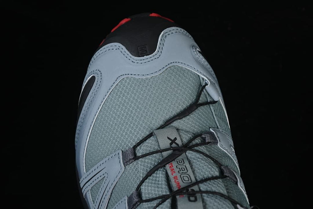 Salomon XA PRO 3D GTX Trail Running Shoes, Gray/Black/Red, 407894
