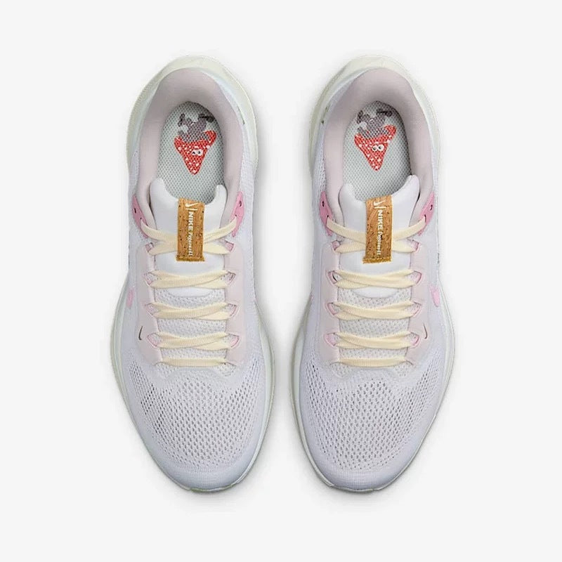 Nike Pegasus 41 Running Shoes, White and Pink, IB8882-161