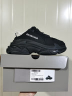 Balenciaga Triple S Mule Sneakers All Black 0102