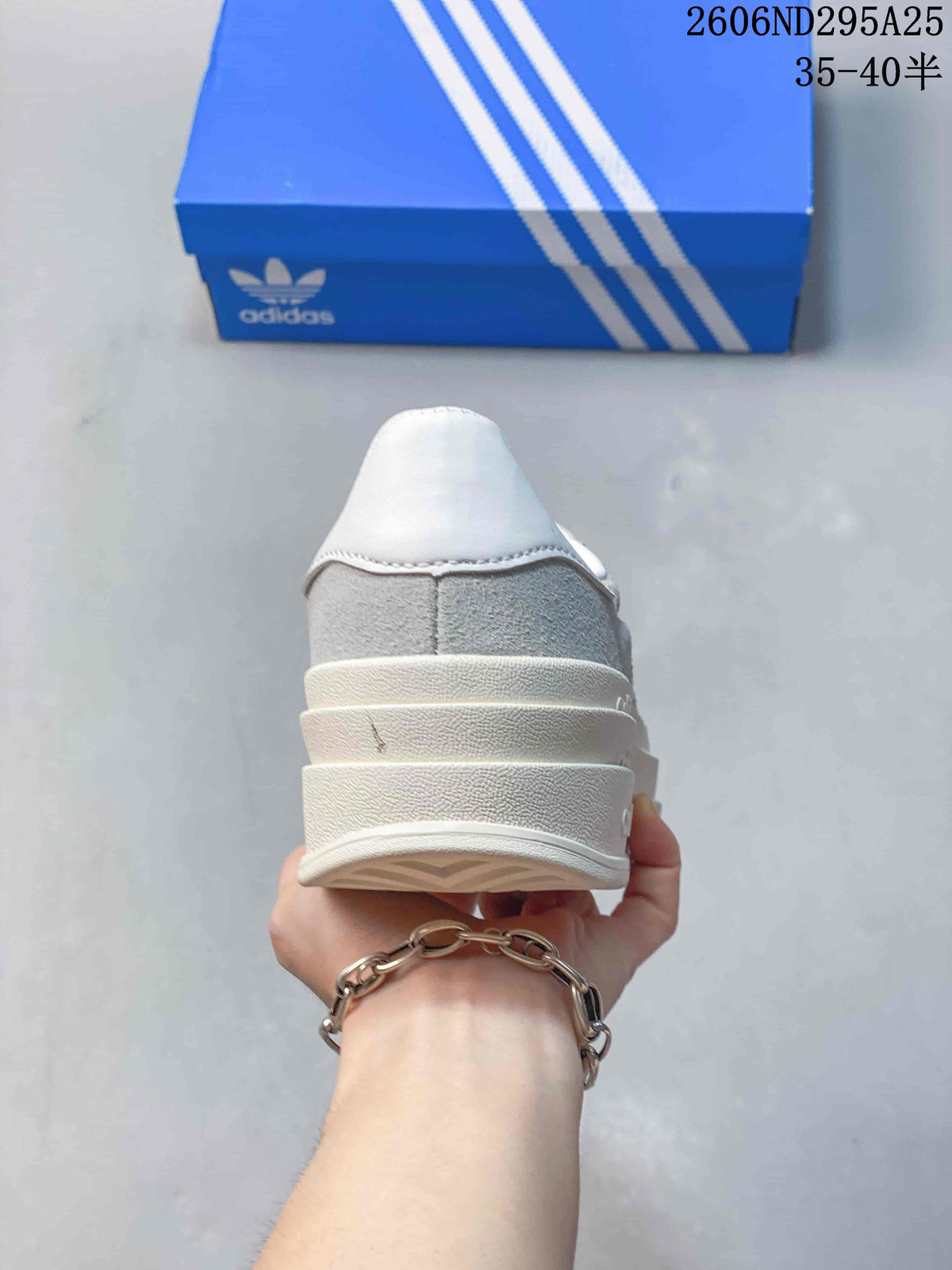 adidas Originals Gazelle Bold W Suede Sneakers Grey White