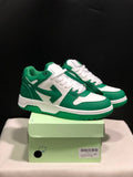 Off-White Out Of Office Low-Top Sneakers Green White