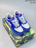 BAPE STA Low Blue and White Sneakers 712270RRU