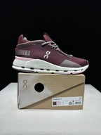 On Cloudnova 2 Sneakers in Maroon and Peony