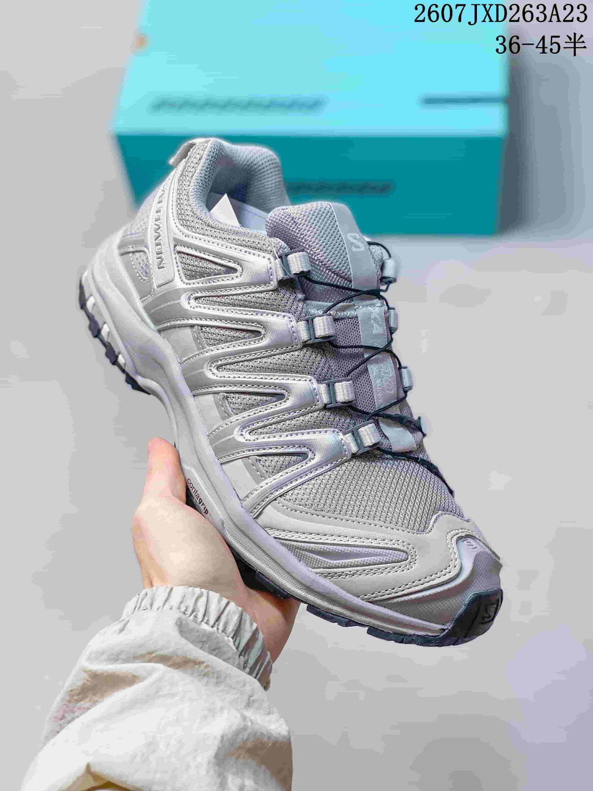 Salomon XA Pro 3D Low-Top Sneakers Alloy Gray Silver 07JXD263A23
