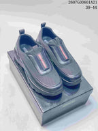 ECCO 722010QEE Men's Black Textile Slip-On Sneakers