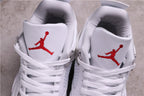 Jordan Air Jordan 4 CT8527-100 White Gray Speckled Sneakers