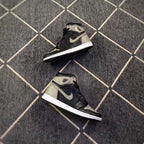 Air Jordan 1 High Shadow Black and Grey Sneakers