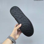 Alexander McQueen Black Crystal-Embellished Leather Sneakers