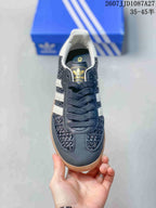 adidas Originals Samba ADV Low-Top Sneakers in Navy and White