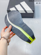 Adidas Adizero Dropset Elite Running Shoes, White and Neon Yellow