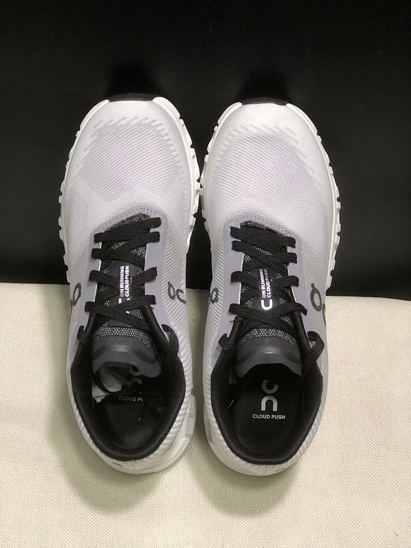 On Cloud 6 Push Sneakers White Grey Black