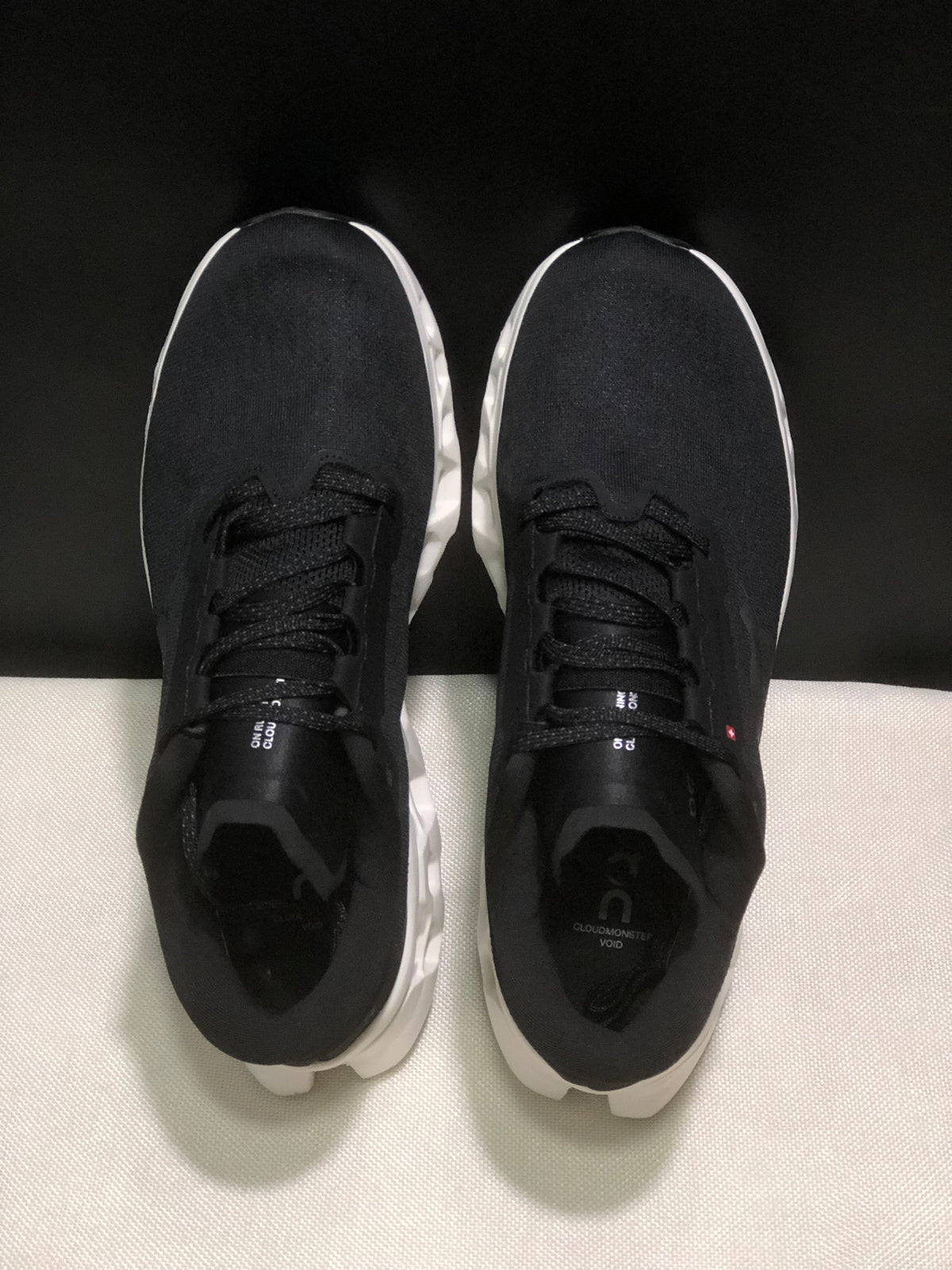 On Cloudmonster 3 Running Sneakers Black White