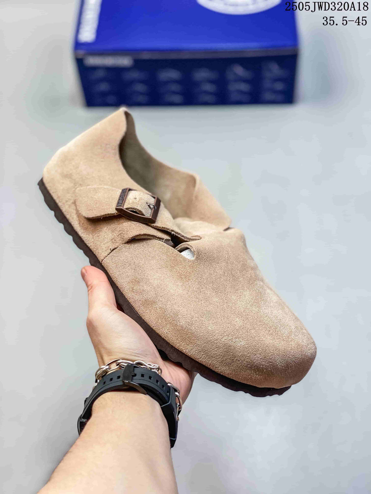 Birkenstock Zurich Two-Strap Clog Sandals, Suede-Look
