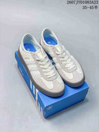 Adidas Gazelle Sneakers White and Gray Casual Shoes