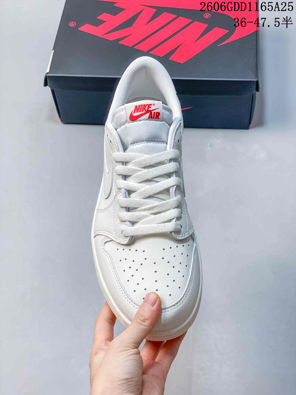 Jordan Air Jordan 1 Low White Sneakers
