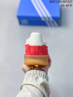 adidas Gazelle Low-Top Sneakers Red White Gum Sole