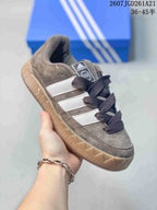 Adidas Adimatic Low Sneakers Brown White Gum Sole