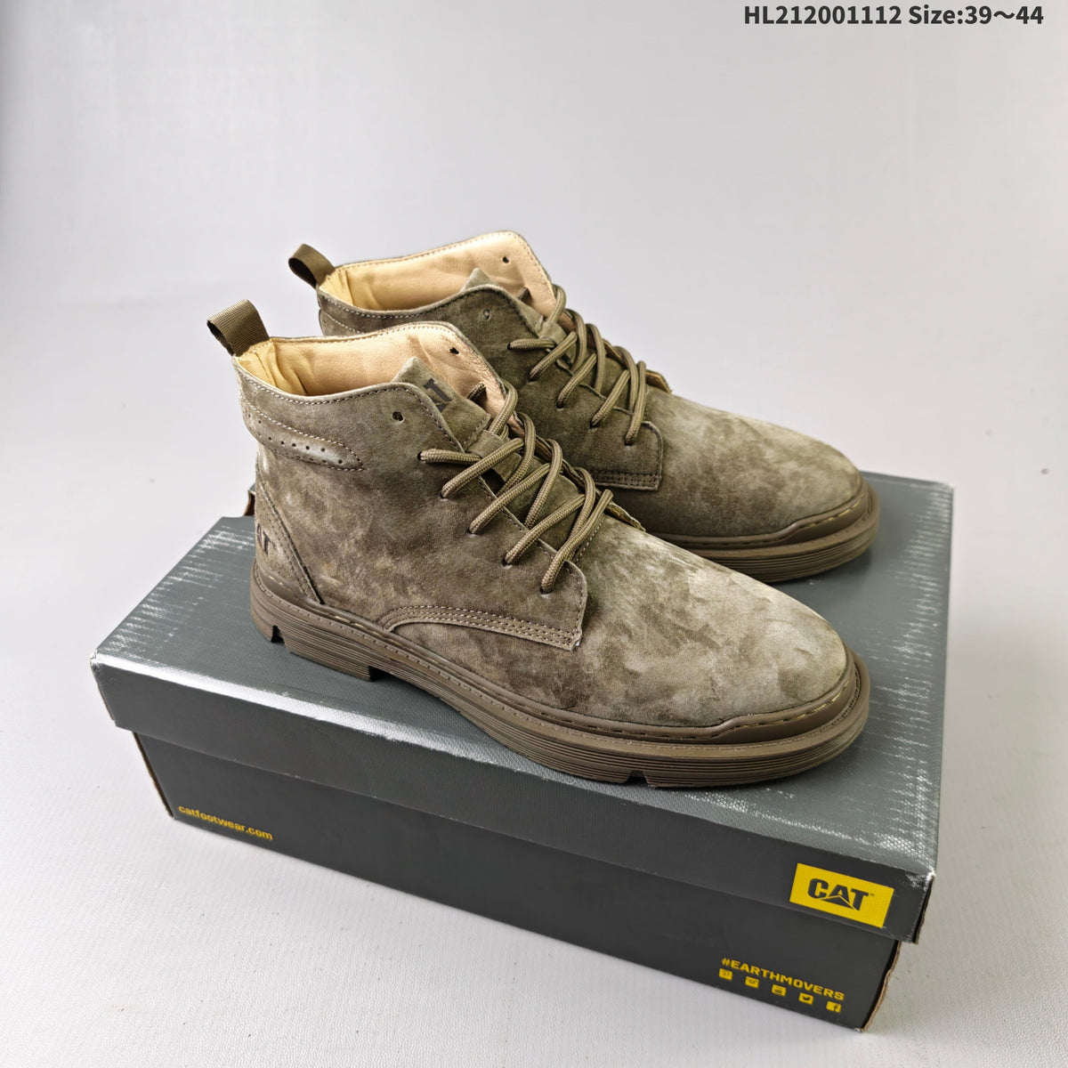 CAT Footwear High-Top Casual Boots in Taupe