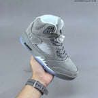Jordan Air Jordan 5 Retro Wolf Grey High-Top Sneakers