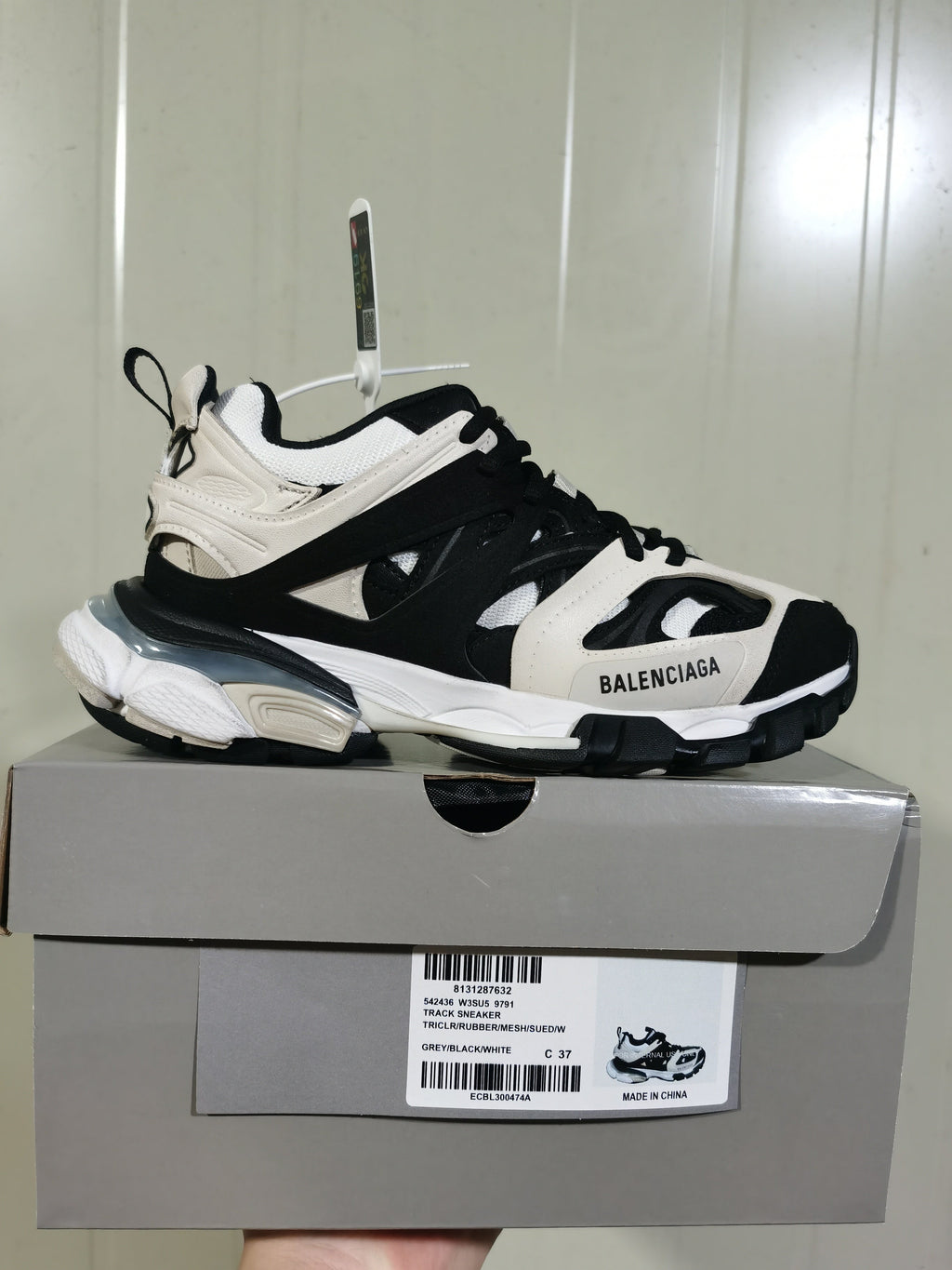 Balenciaga Track Sneakers Grey Black White 9791