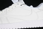 Jordan 1 Low OG SP Travis Scott White Sneakers TD1228-111