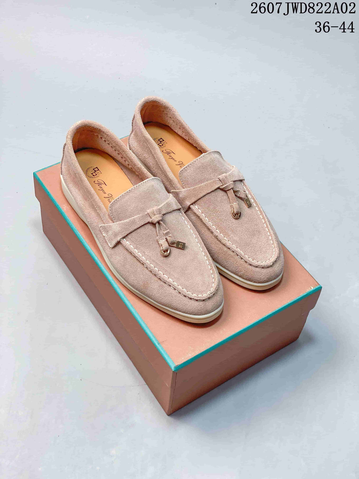 Women's Suede-Style Tassel Loafers, Style 06JWD822A02