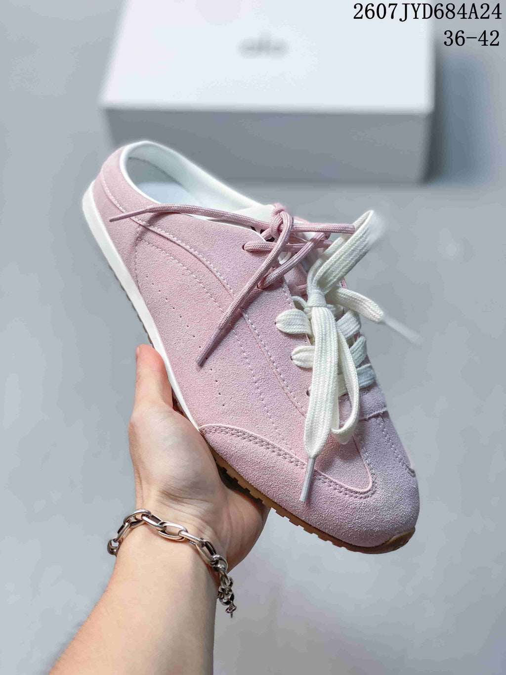 Alo Yoga Sunset Sneaker Pink Low-Top Shoes 2607JYD684A24