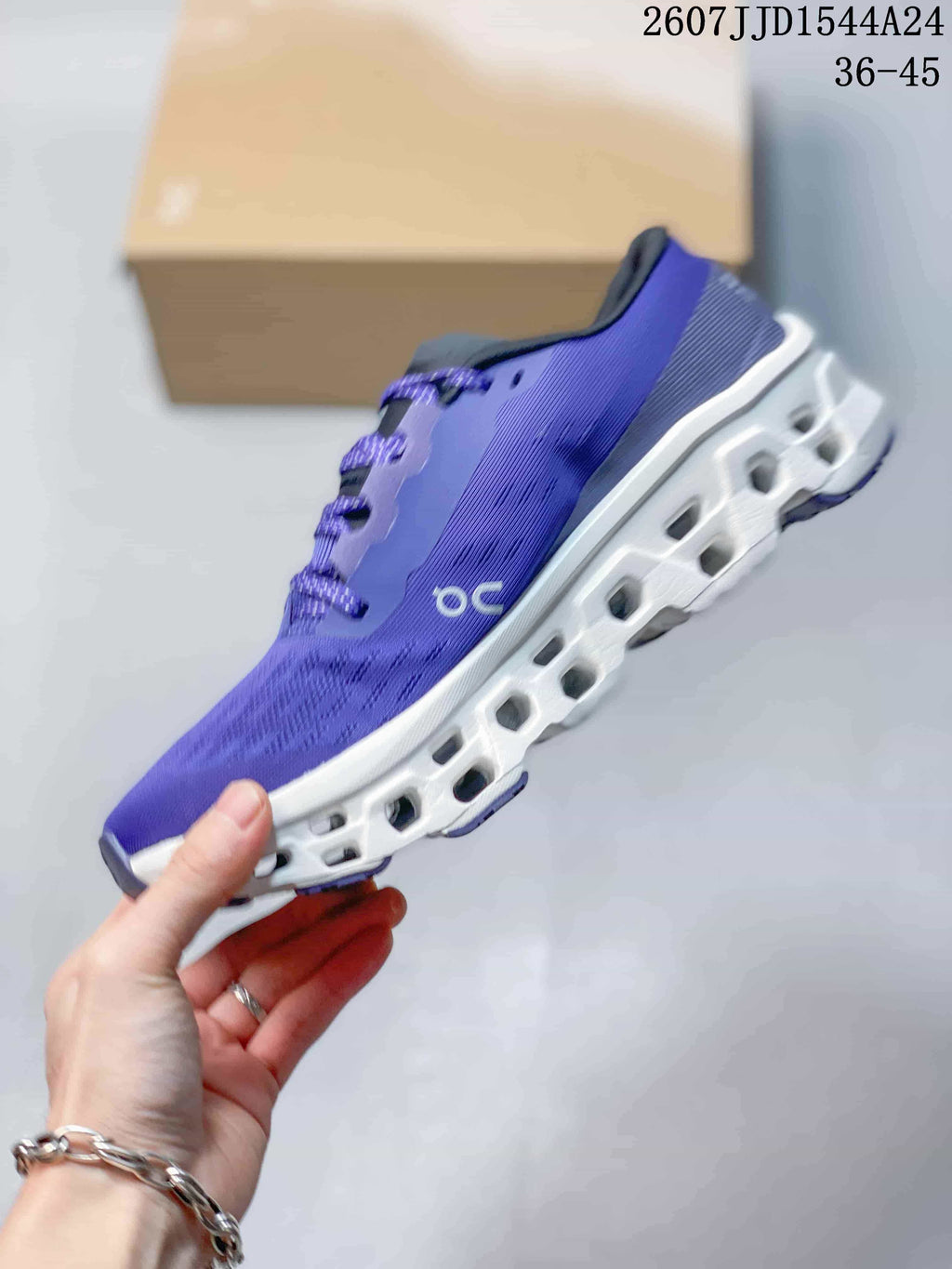 On Cloudmonster 3 Running Shoes Purple Style 712140EWO
