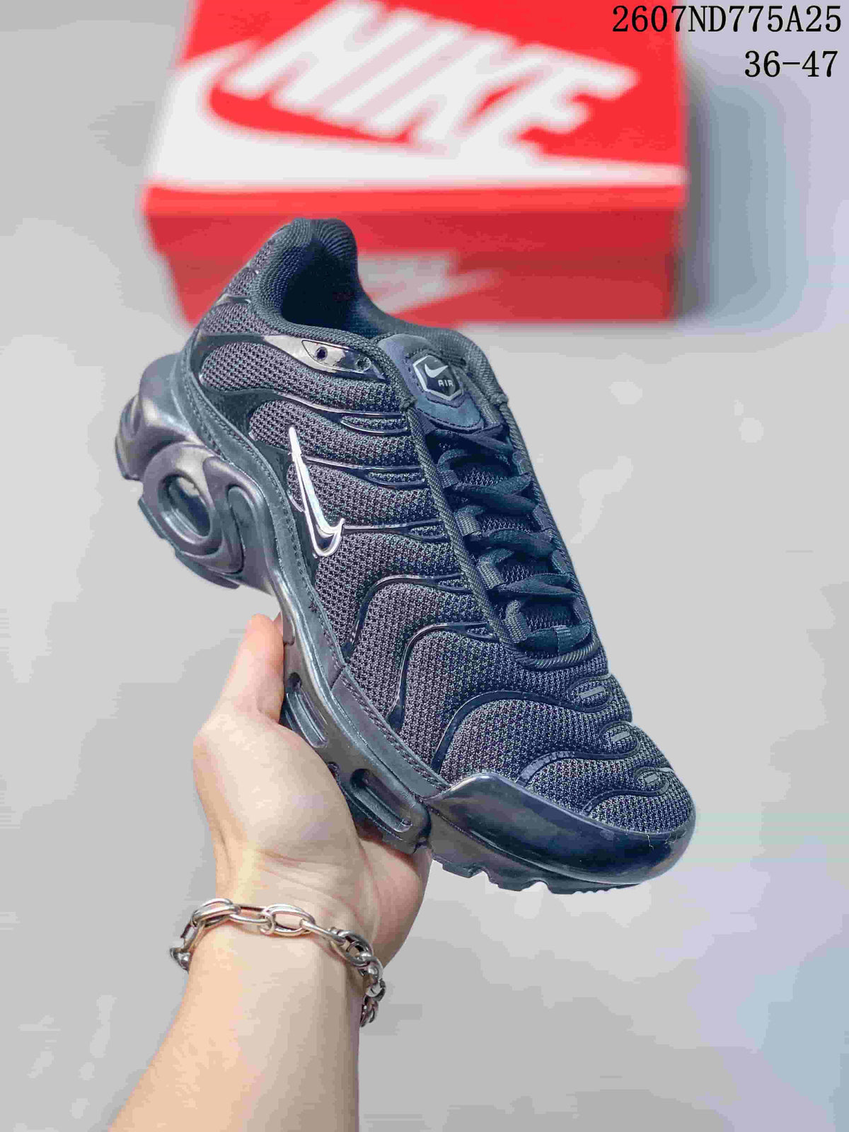Nike Air Max Plus TN Black Low-Top Sneakers