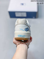 MLB Chunky Liner Low-Top Sneakers White Blue 3ASXCA12N