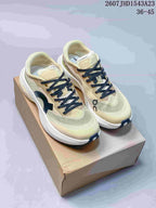 On Cloudmonster 3 Hyper Running Sneakers Cream Navy
