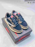 Nike Air Jordan 1 Low Travis Scott Style Sneakers