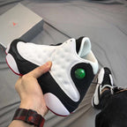 Air Jordan 13 He Got Game Sneakers Black White Red