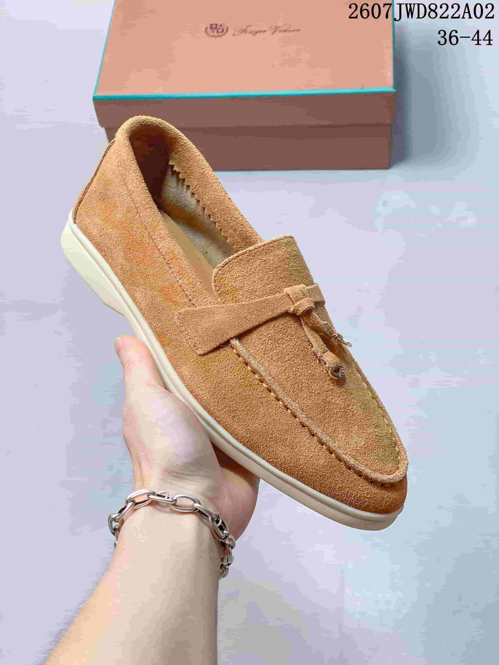 Women's Suede-Style Tassel Loafers, Style 06JWD822A02