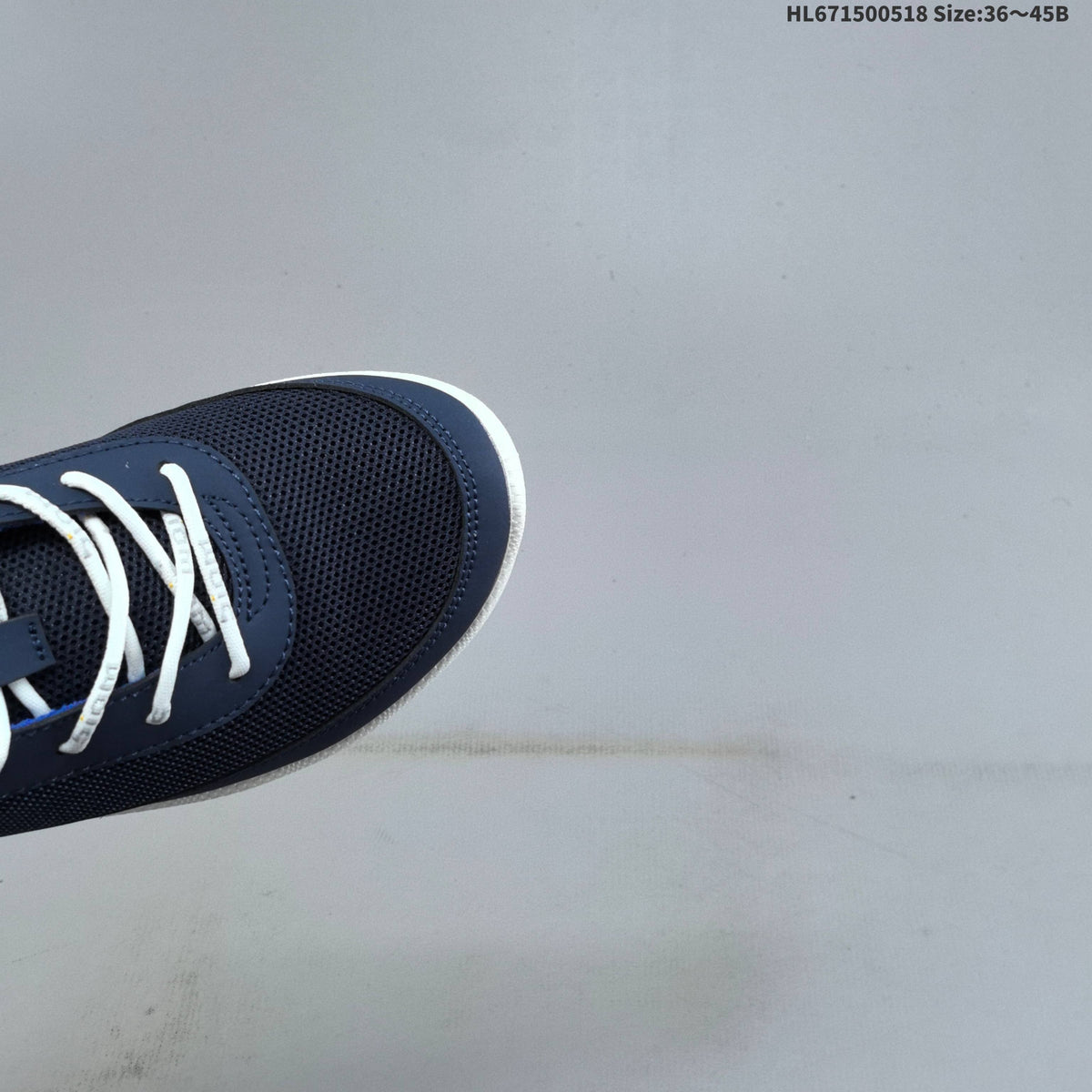 ECCO HL671500518 Navy Mesh Lace-Up Sneakers