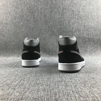 Air Jordan 1 Mid Black Grey Red Sneakers 554724-060